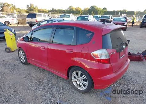 2009 Honda Fit Sport из США, поврежденный, VIN JHMGE88449S048686